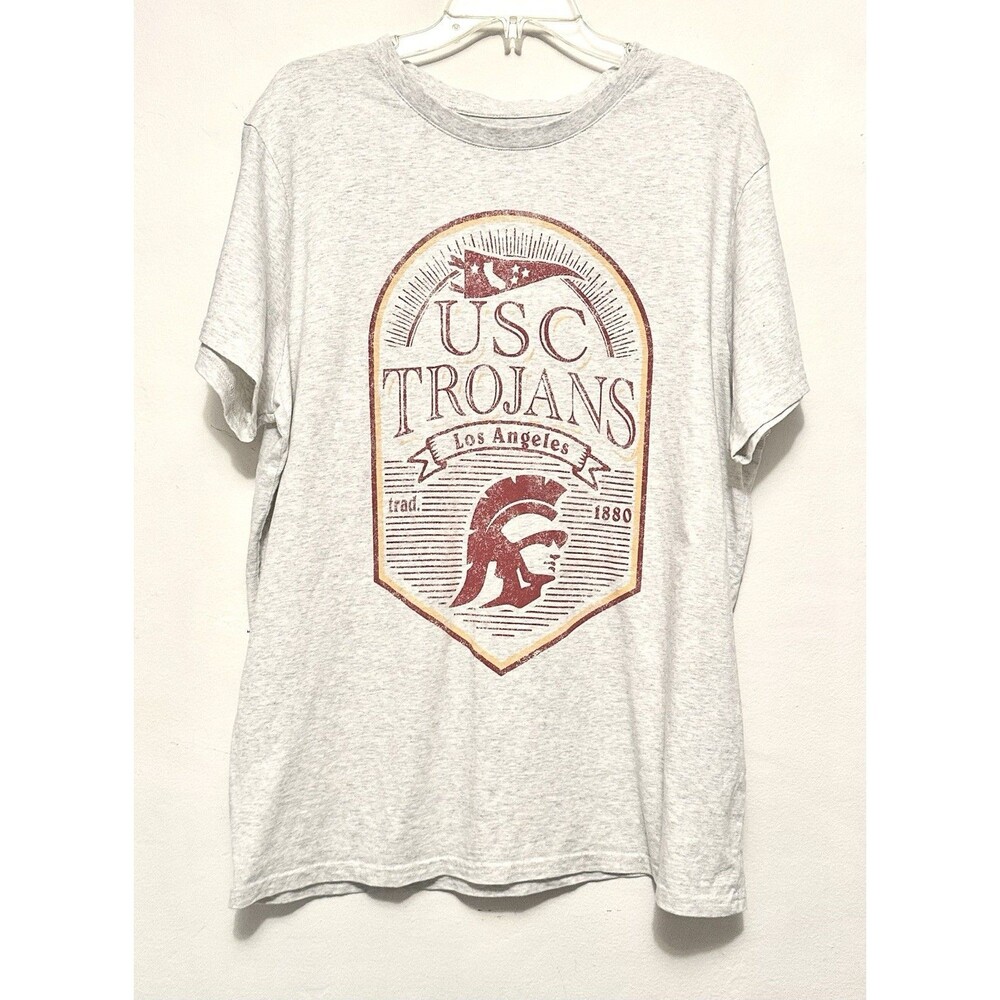 USC Trojans Tommy T-Shirt Champion Grey Gray Shirt Graphic Tee XL Los Angeles